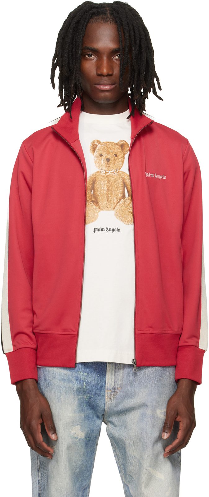 Red Classic Logo Track Jacket 261695M202031