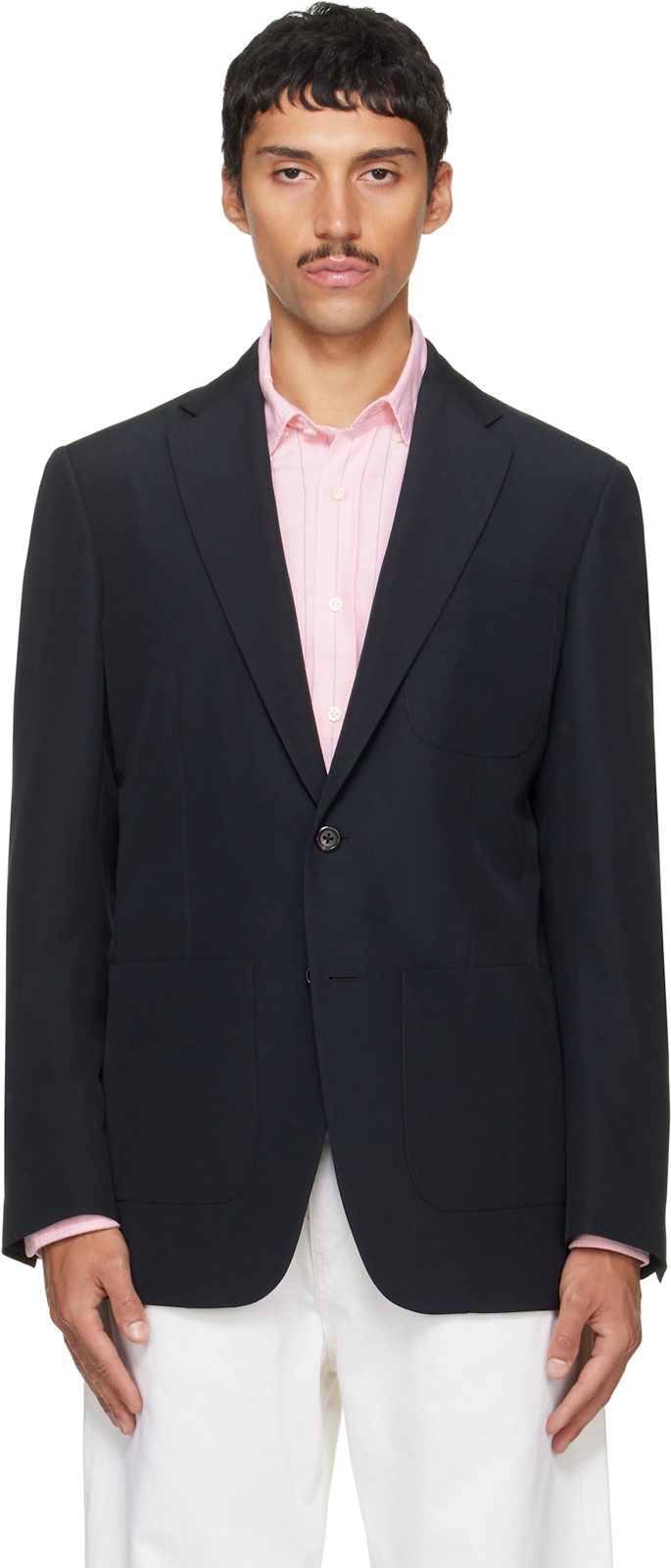 Marni Black Pocket Blazer 262379M195001