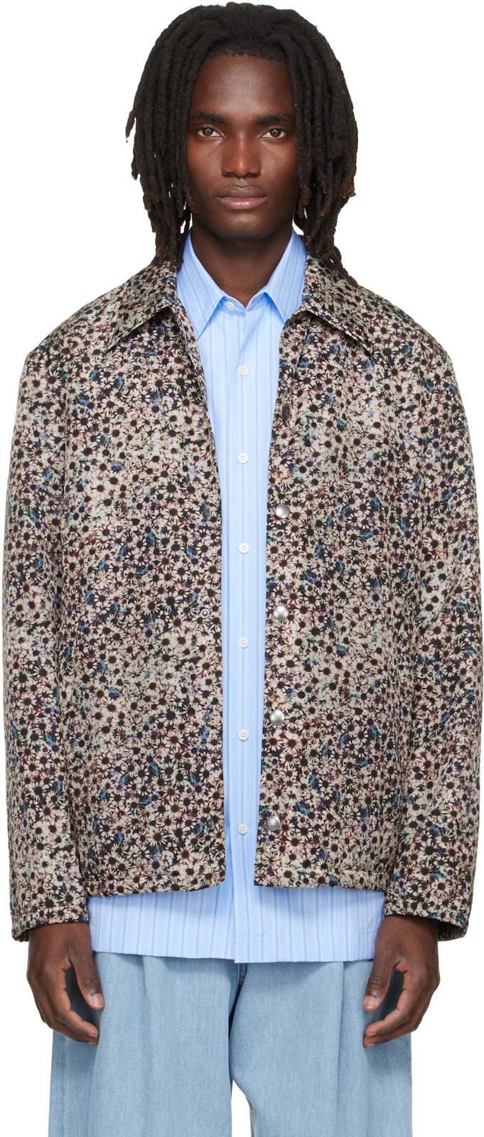 Multicolor Floral Jacket 262358M180009