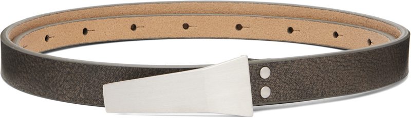 Gray Tower Trunk Belt 262232M131005