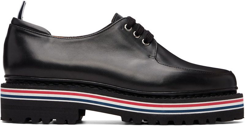 Black Vitello Calf All Terrain Sole Derbys 262381M225003