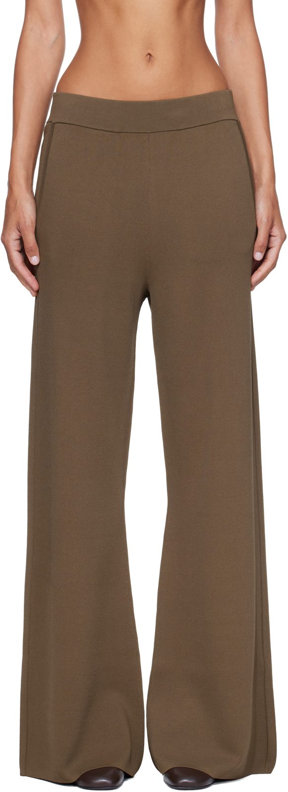 Brown Faida Trousers 262118F087002
