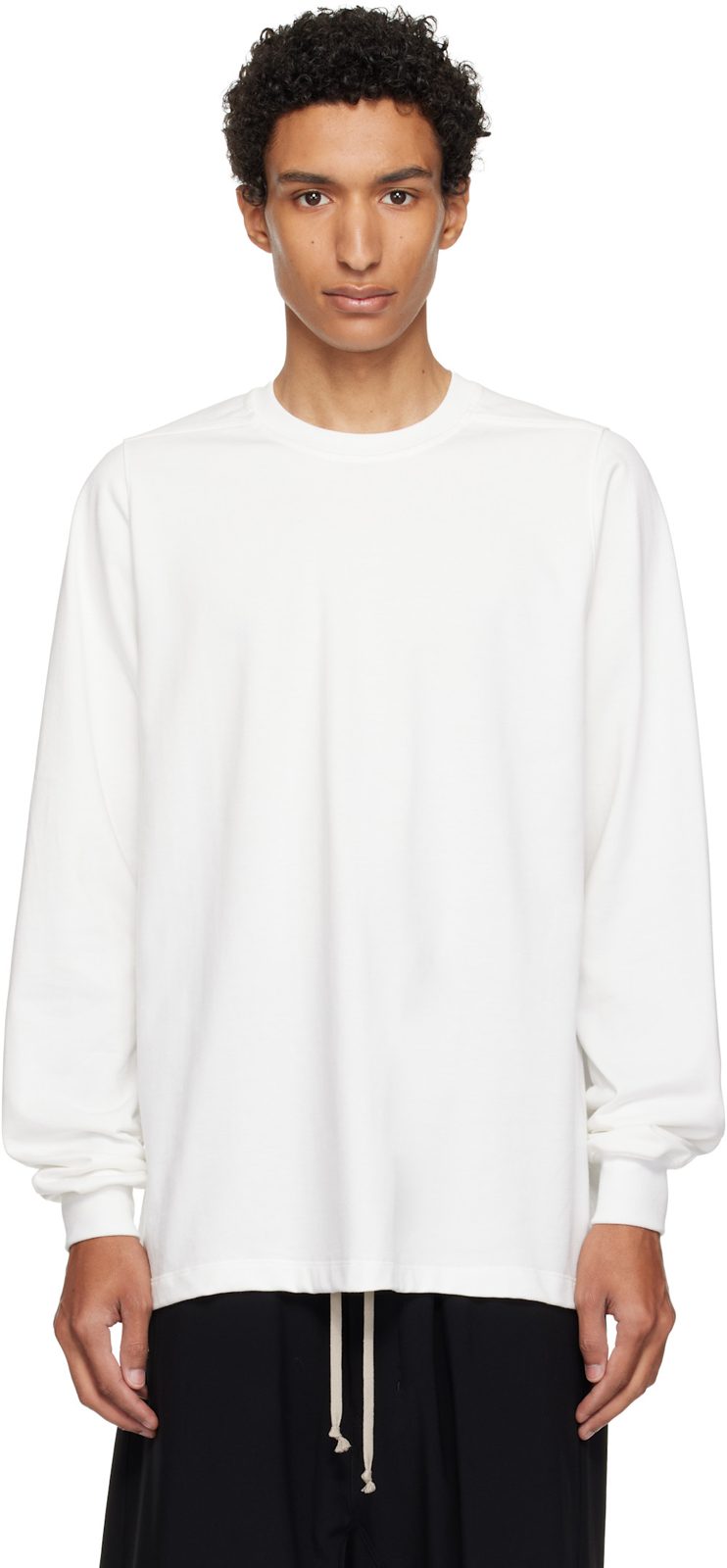 오프화이트 Tower Short Crewneck LS Sweatshirt 262232M204010