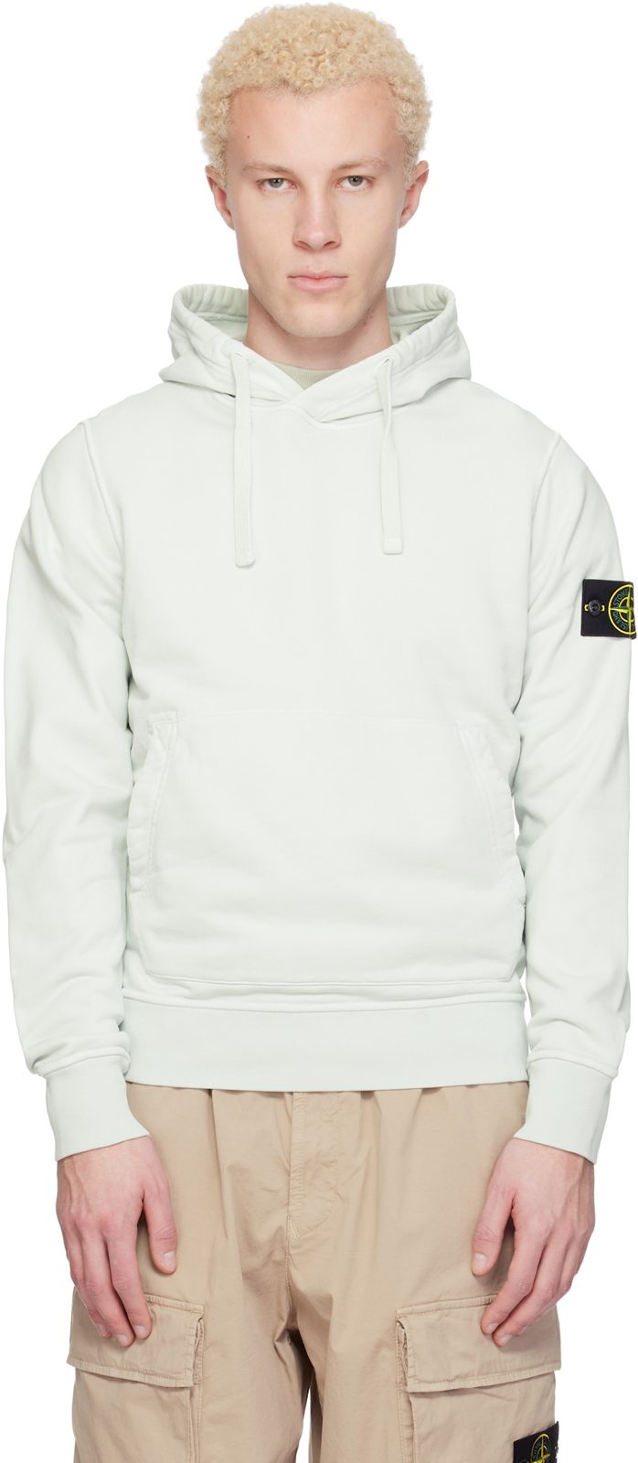 Blue 6100062 Organic Cotton Fleece Hoodie 261828M202012