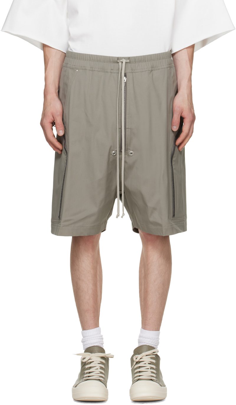 Taupe Tower Heizer Cargo Shorts 262232M193013