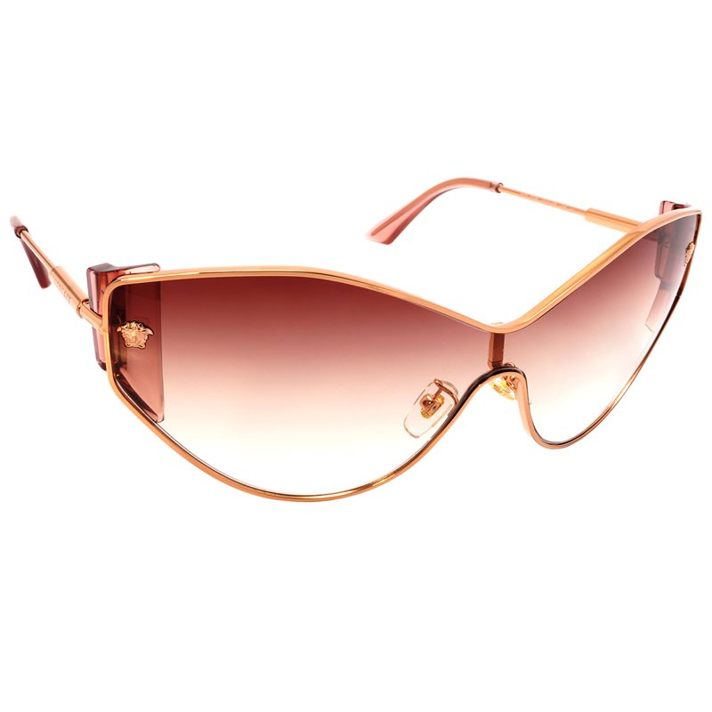 Clear Gradient Orange Gradient Brown Cat Eye Ladies Sunglasses VE2239 14120P 47