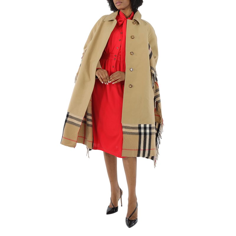Open Box - Ladies Honey Cotton Gabardine Car Coat