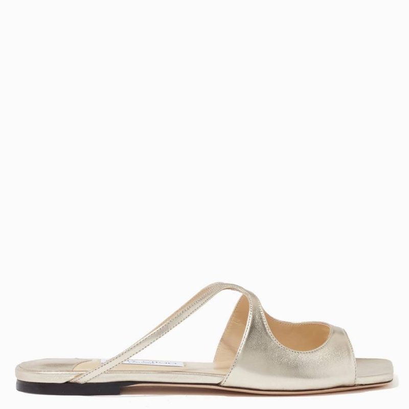 Anise Metallic Nappa Flats