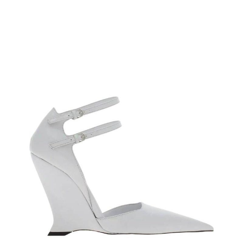 Vidya Wedge Heel Leather Pumps