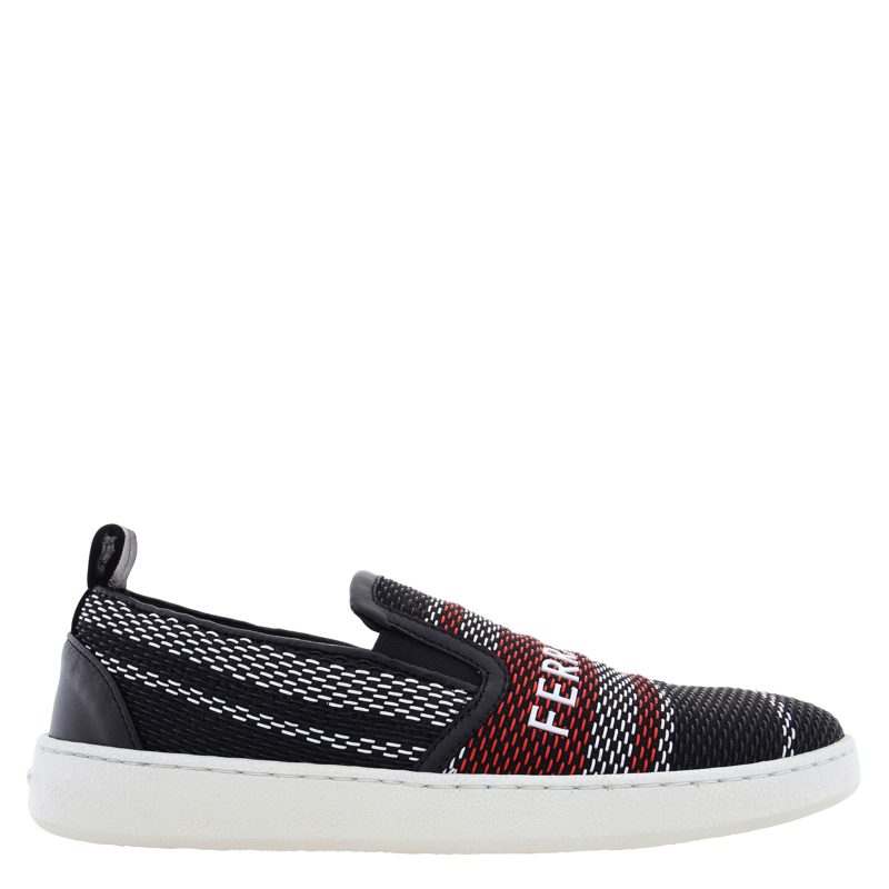Logo Knit Slip-On Sneakers