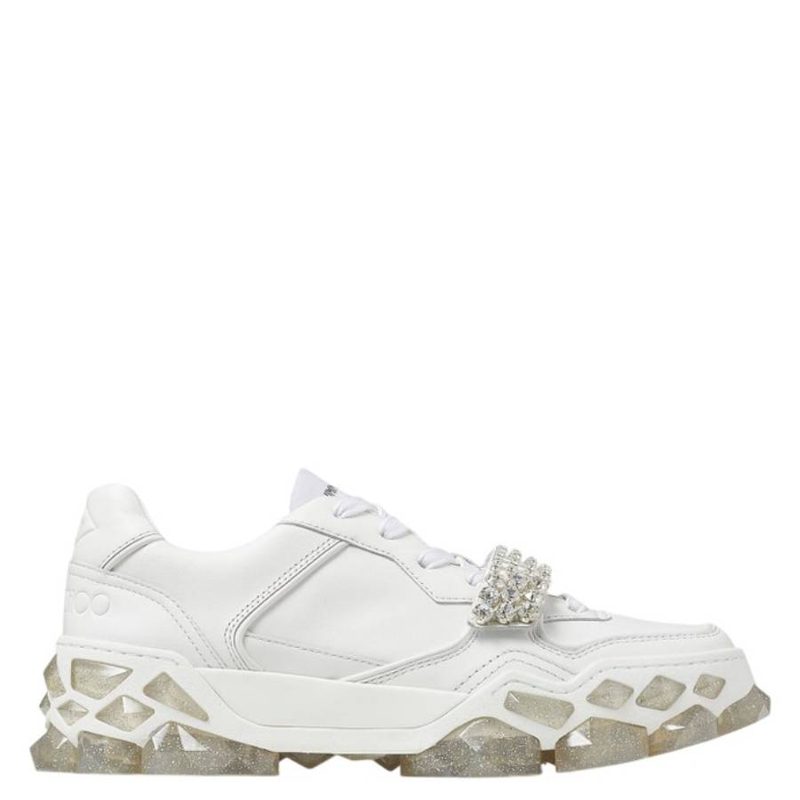 Diamond X Strap / F Leather Trainers