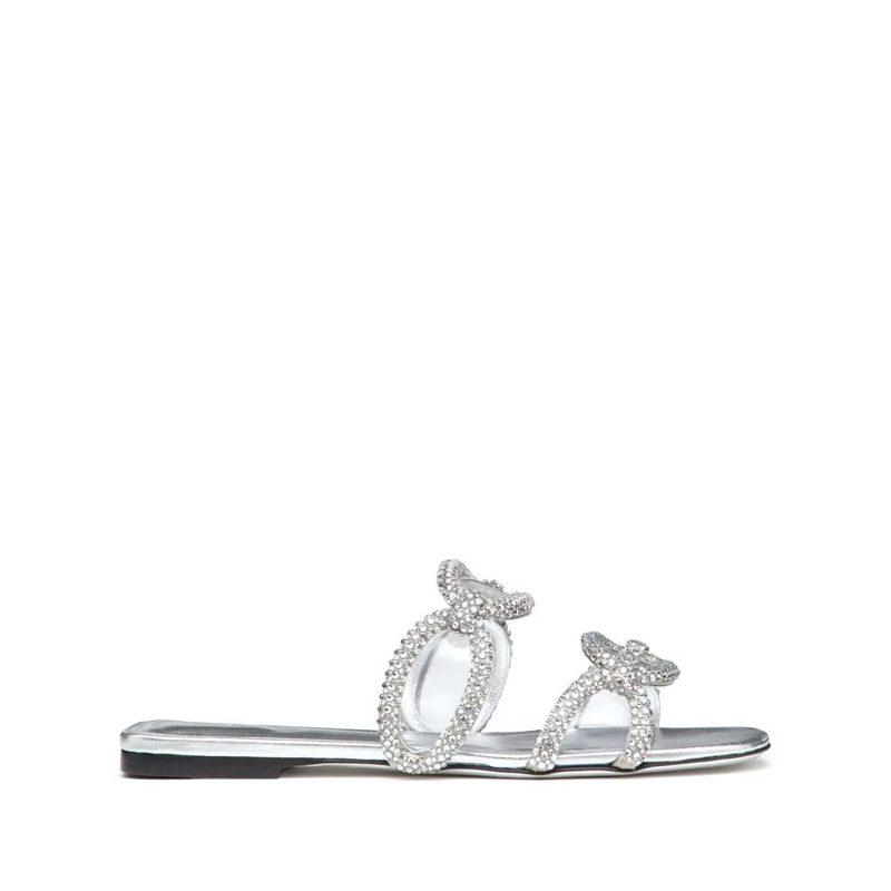 Garavani Chain 1967 Crystal-Embellished Sandals