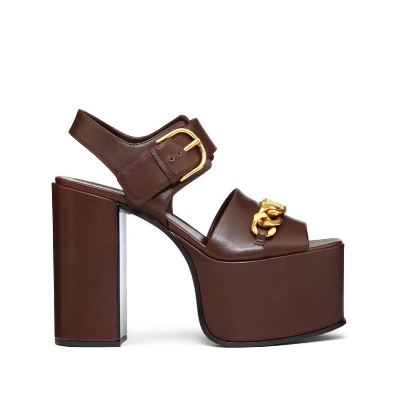 Garavani Vlogo Chain 130Mm Platform Sandals
