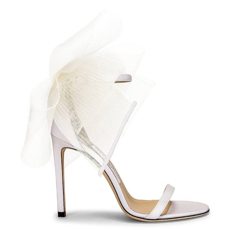 Aveline 100 Asymmetric Bow Deatil Sandals