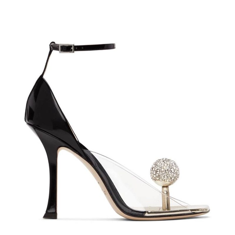 Mugler Edition Plexi Heeled Sandals