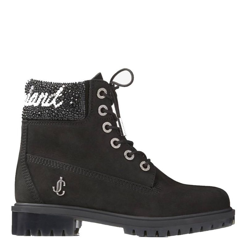 X TIMB[ERL]AND 6-Inch Crystal Cuff Boots