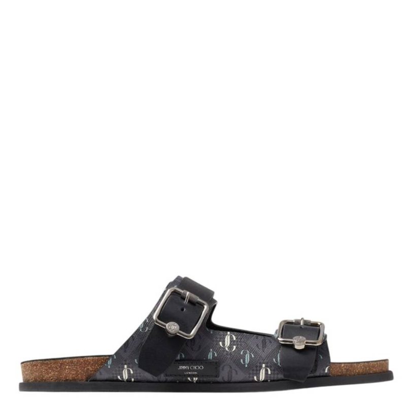 Etta City JC Monogram Sandals