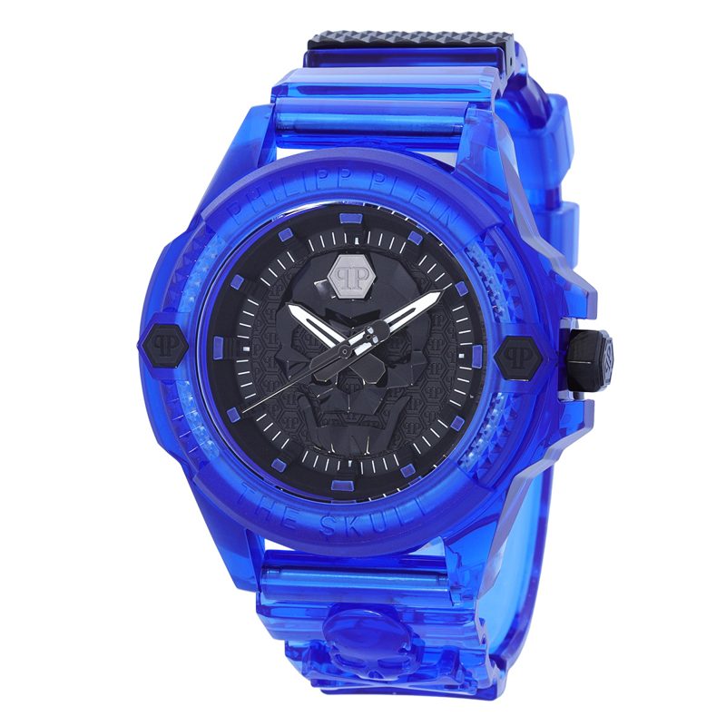 Philipp Plein The Skull Quartz Black Dial Mens Watch PWWAA0323