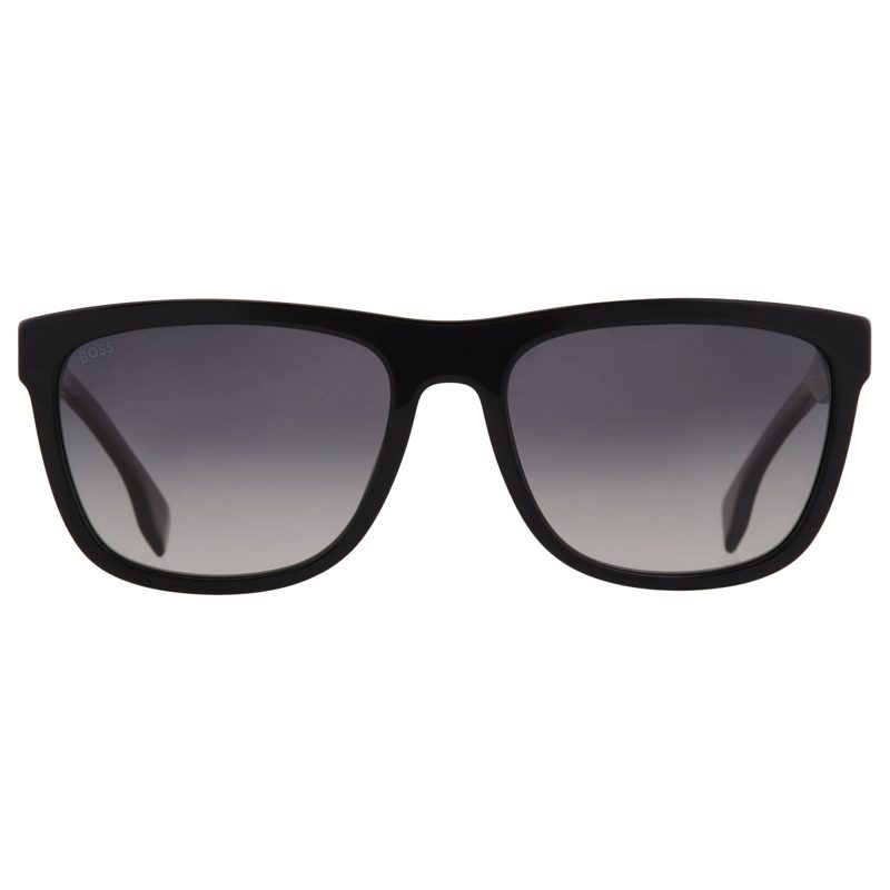 Hugo [보스] Polarized Grey Shaded Square Mens Sunglasses [보스] 1439/O/S 0807/WJ 58