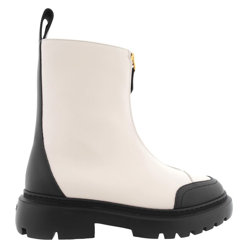 Giuli Leather Zipped Ankle Boots