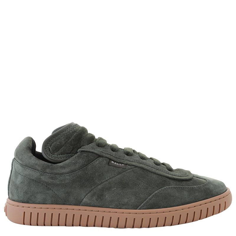 Mens Calf Suede Parrel Sneakers