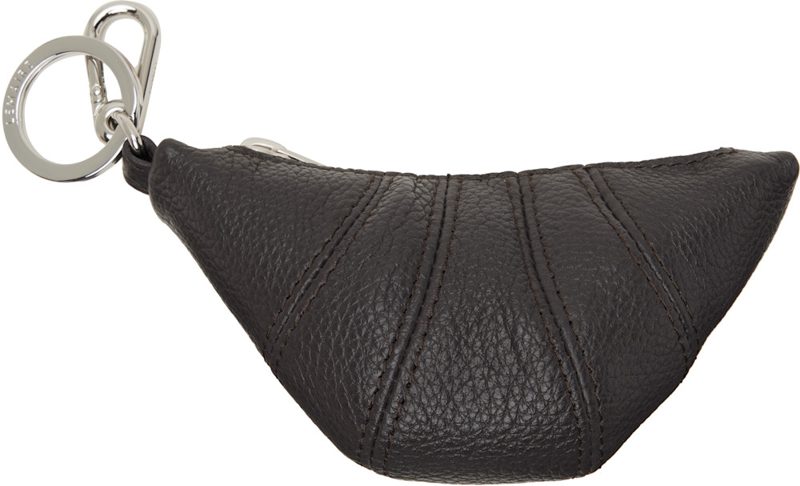 Brown Mini Croissant Keychain 262646M148010