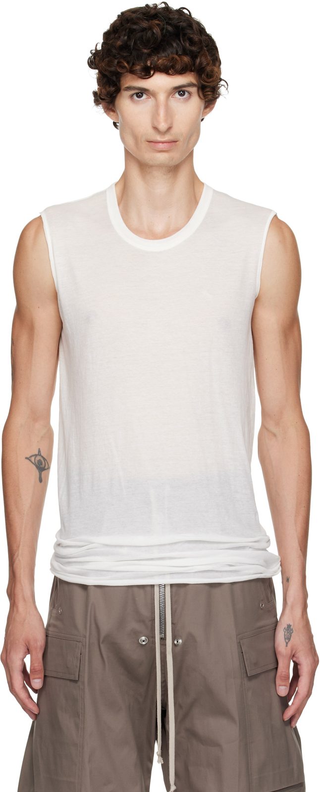 오프화이트 Tower Basic SL Tank Top 262232M214013
