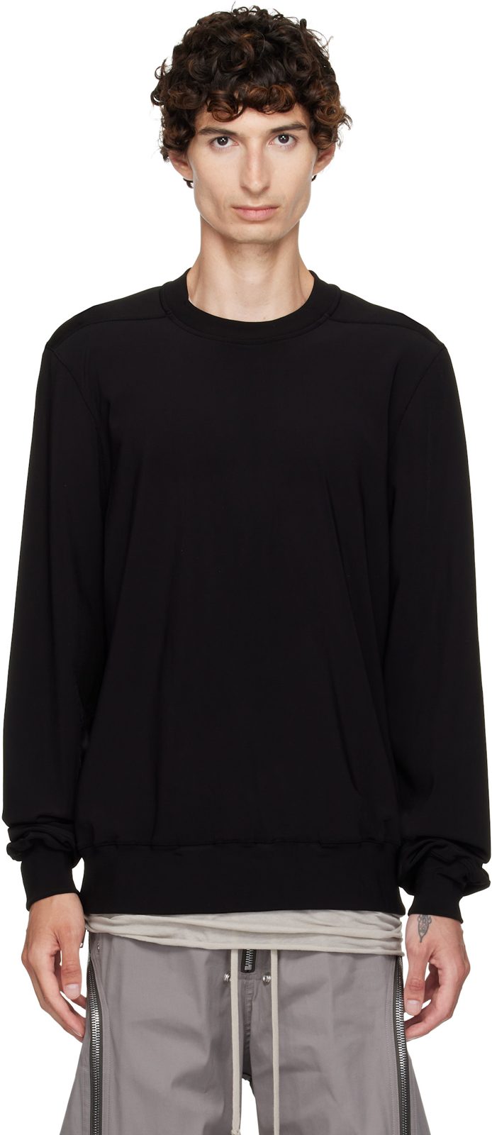 Black Tower Crewneck Sweatshirt 262232M204012