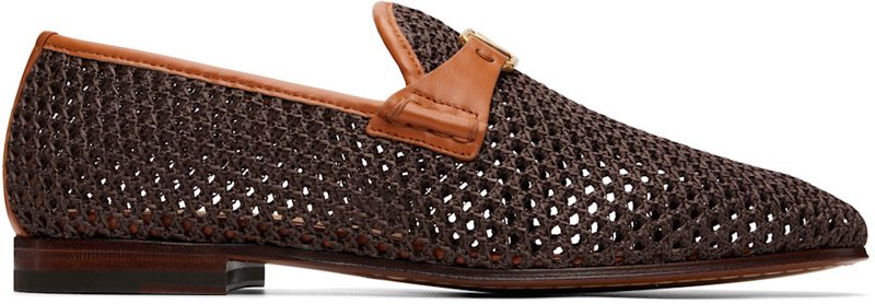 Garavani Brown Wolfe Loafers 262807M231000