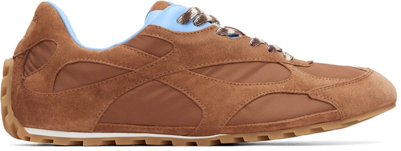 Brown Orbit Flash Sneakers 261798M237007