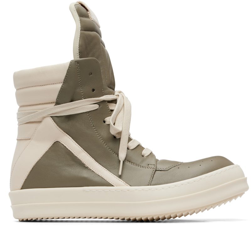 Taupe Tower Geobasket Sneakers 262232M236071