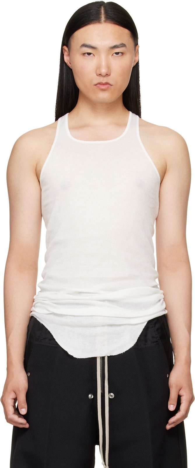 오프화이트 Tower Basic Rib Tank Top 262232M214021