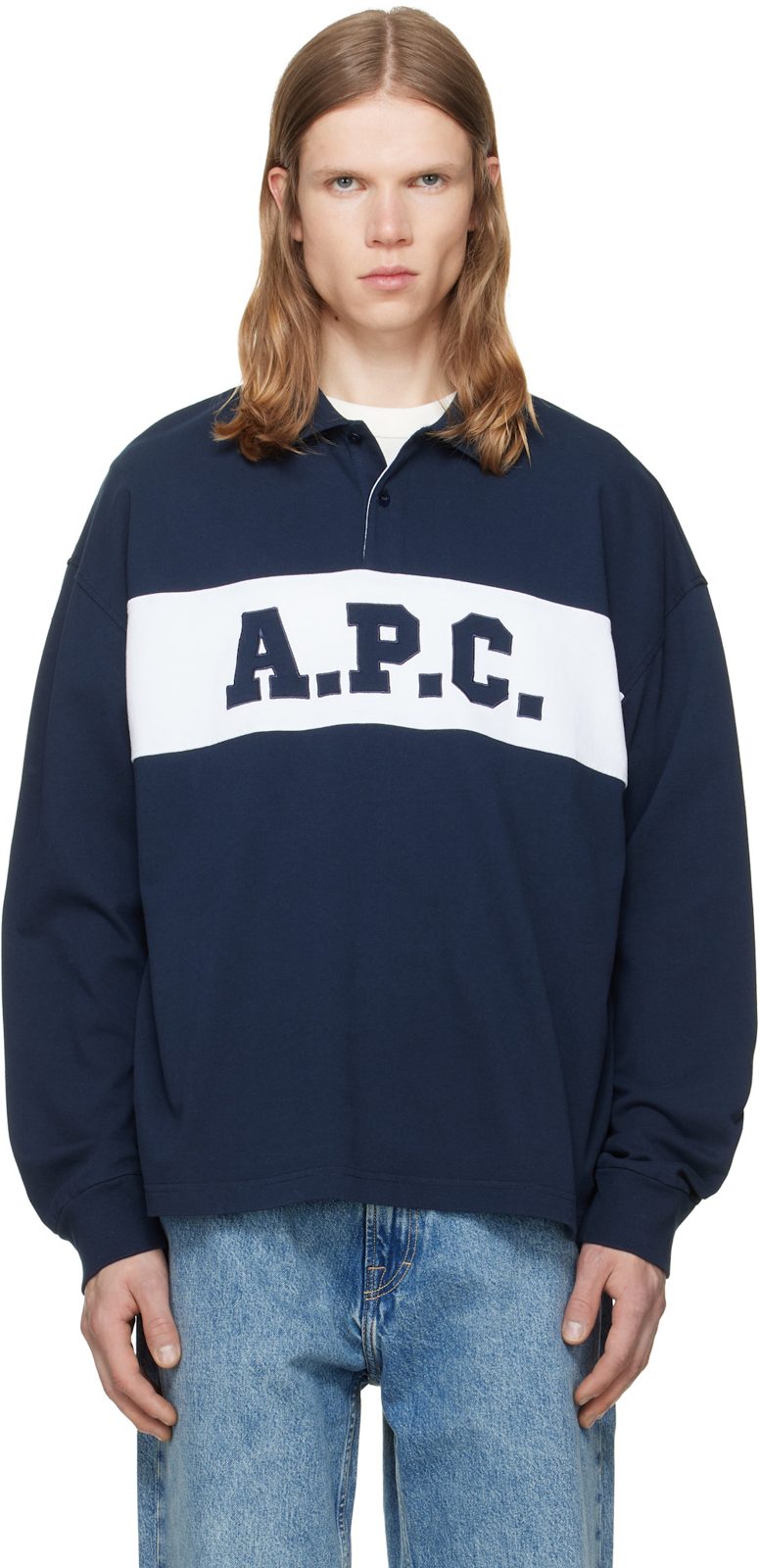 Navy Rugby Polo 262252M212004
