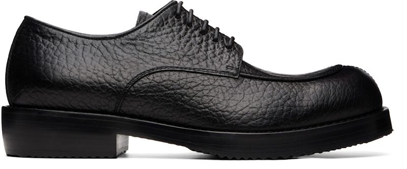 Black Leather Derbys 262358M225000