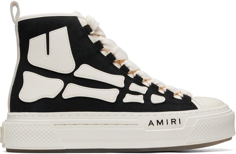 Black Skel Court Hi Sneakers 262886M236001