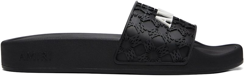 Black MA Quad Pool Slides 262886F124000