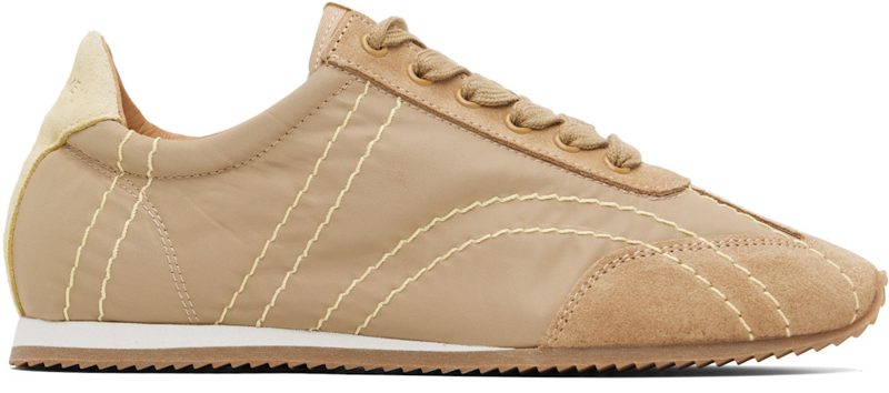 TOTEME Taupe Flex Sneakers 262771F128000