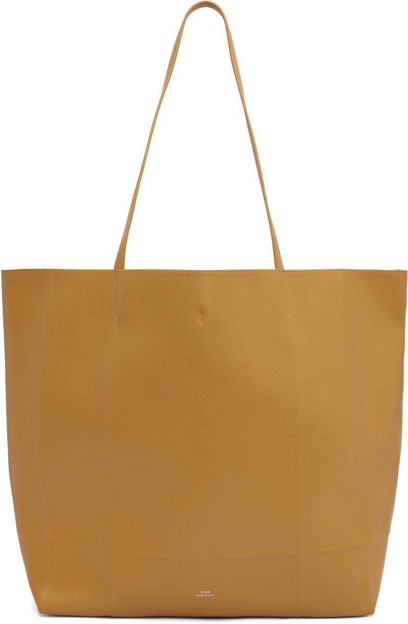 TOTEME Tan Roam Leather Tote 262771F049008
