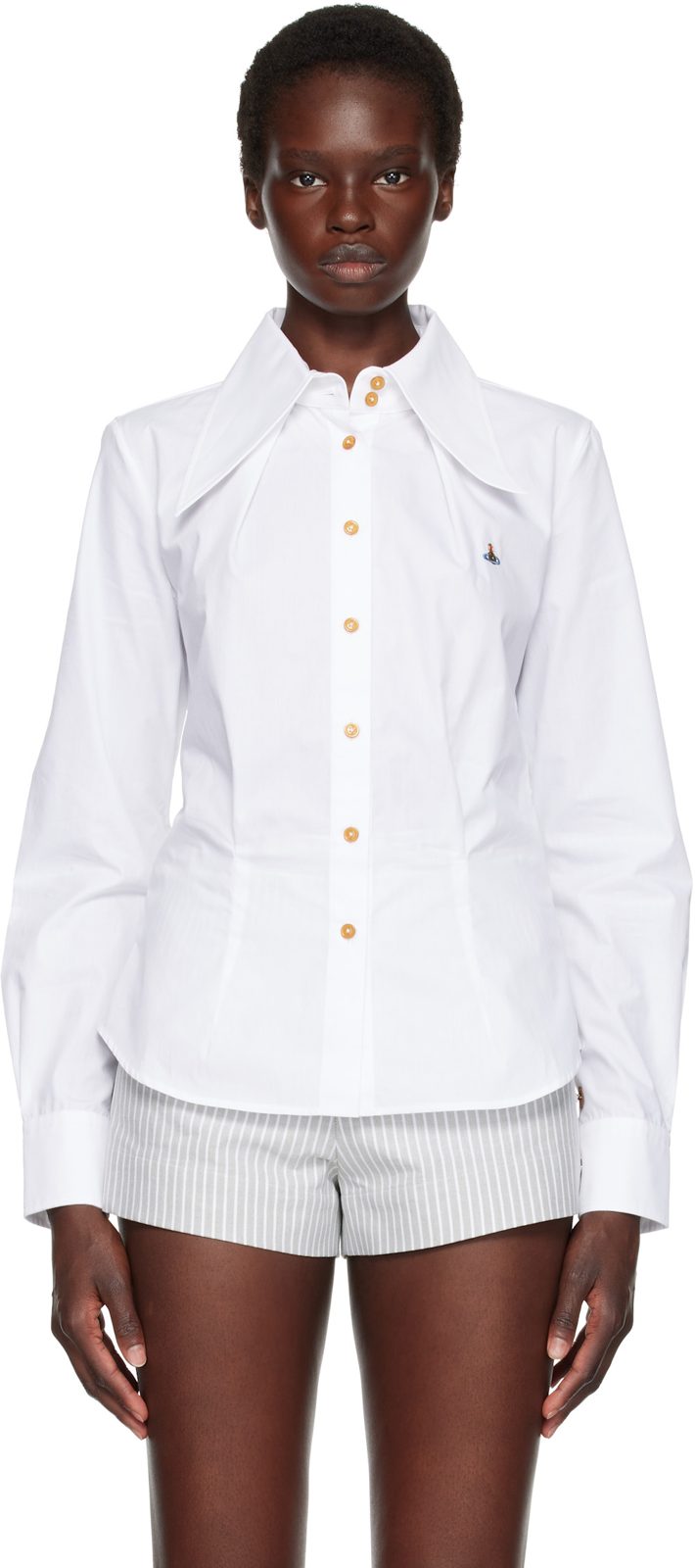 White Violin Shirt 262314F109015
