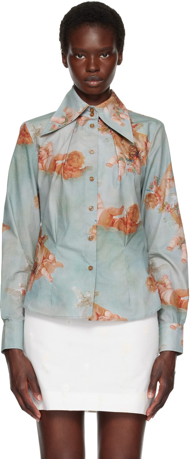 Blue Violin Shirt 262314F109013