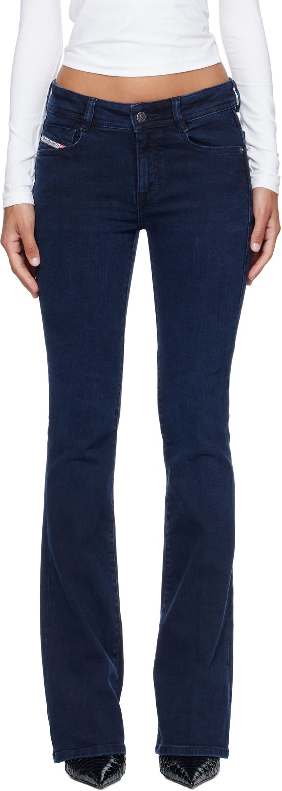Navy Bootcut Low Waist 1969 D-Ebbey Jeans 262001F069027
