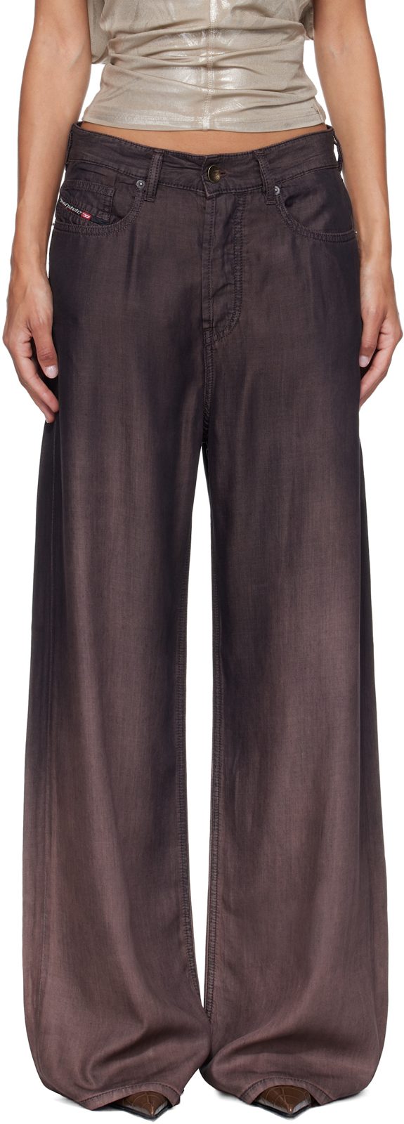 Brown Relaxed Low Waist 1996 D-Sire Jeans 262001F069017