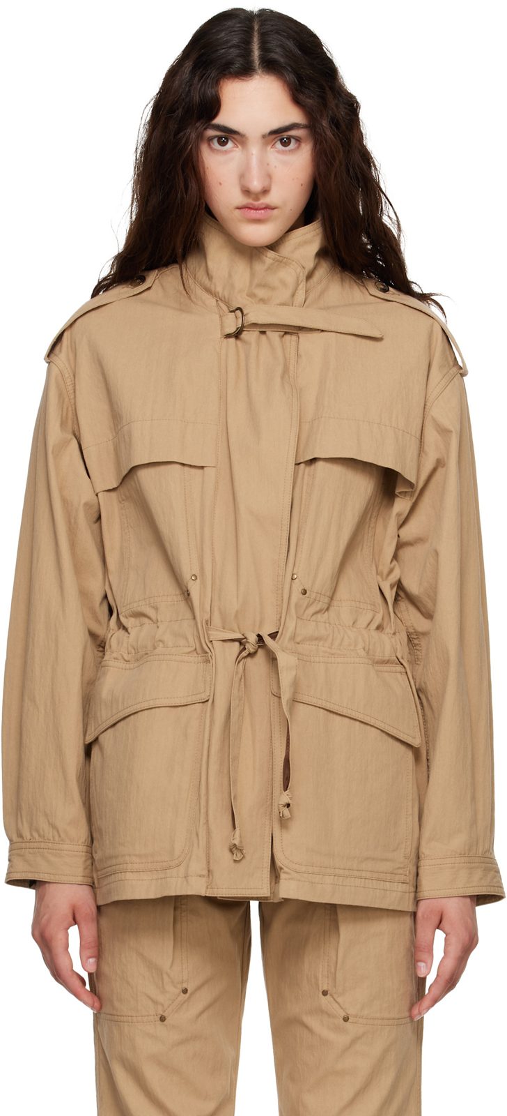 Beige Adelys Jacket 262600F063001