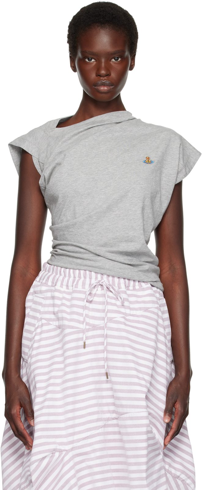 Gray Hebo Top 262314F110016