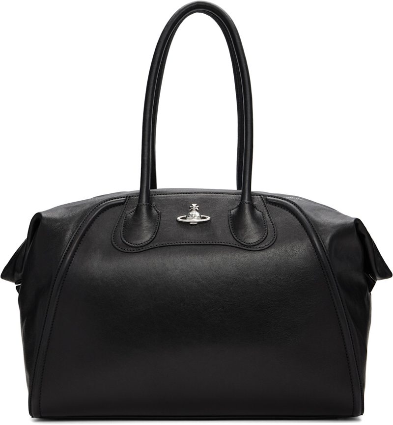 Black Shirley Holdall Tote 262314F049008