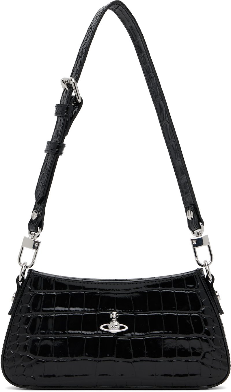 Black Tasha Shoulder Phone Bag 262314F048006
