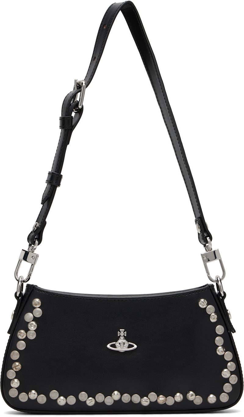 Black Tasha Shoulder Phone Bag 262314F048007