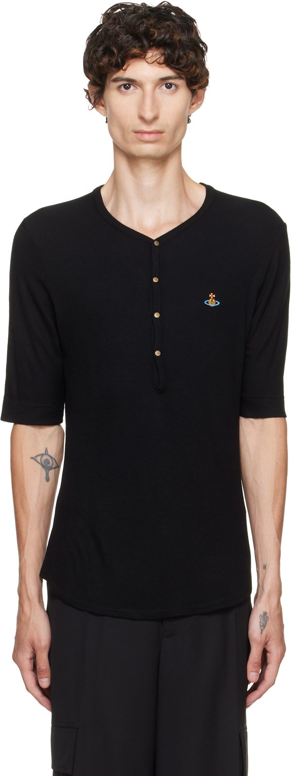 Black Sailor Henley 262314M211001