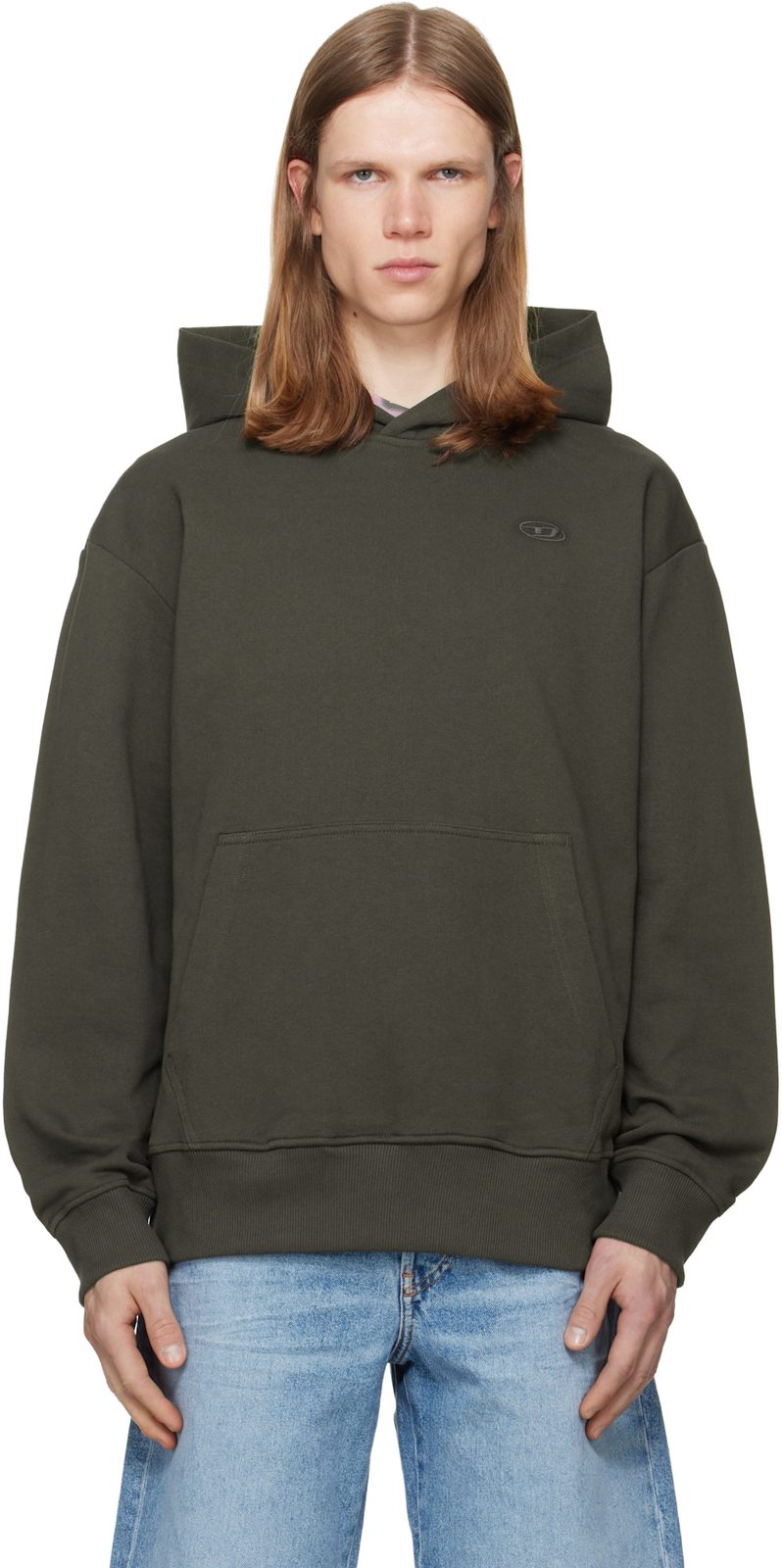 Brown S-Macs-Hood-Megoval-D Hoodie 262001M202010