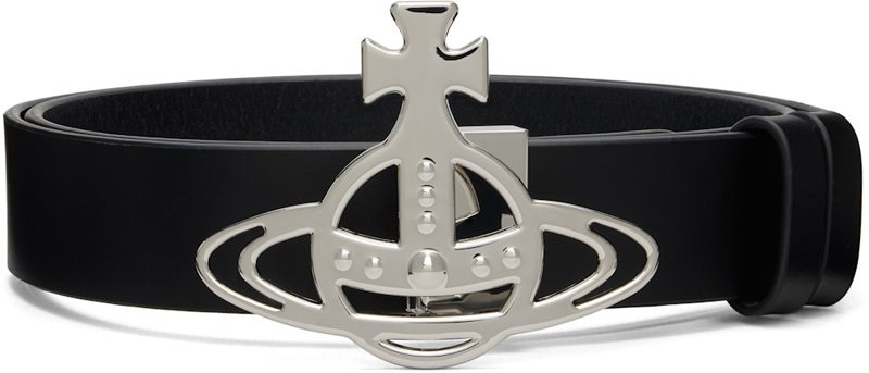 Black Line Orb Buckle Belt 262314M131003